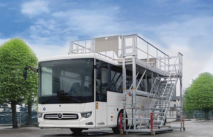 Daimler bus roof access - Fortal Daimler bus roof access - Fortal